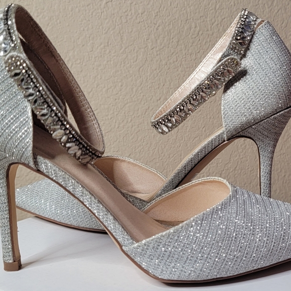 Silver High Heel Shoe - Picture 2 of 6